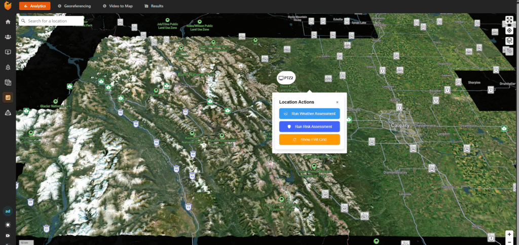 Firesafe AI wildfire Risk Dashboard