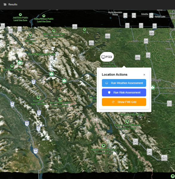 Firesafe AI wildfire Risk Dashboard